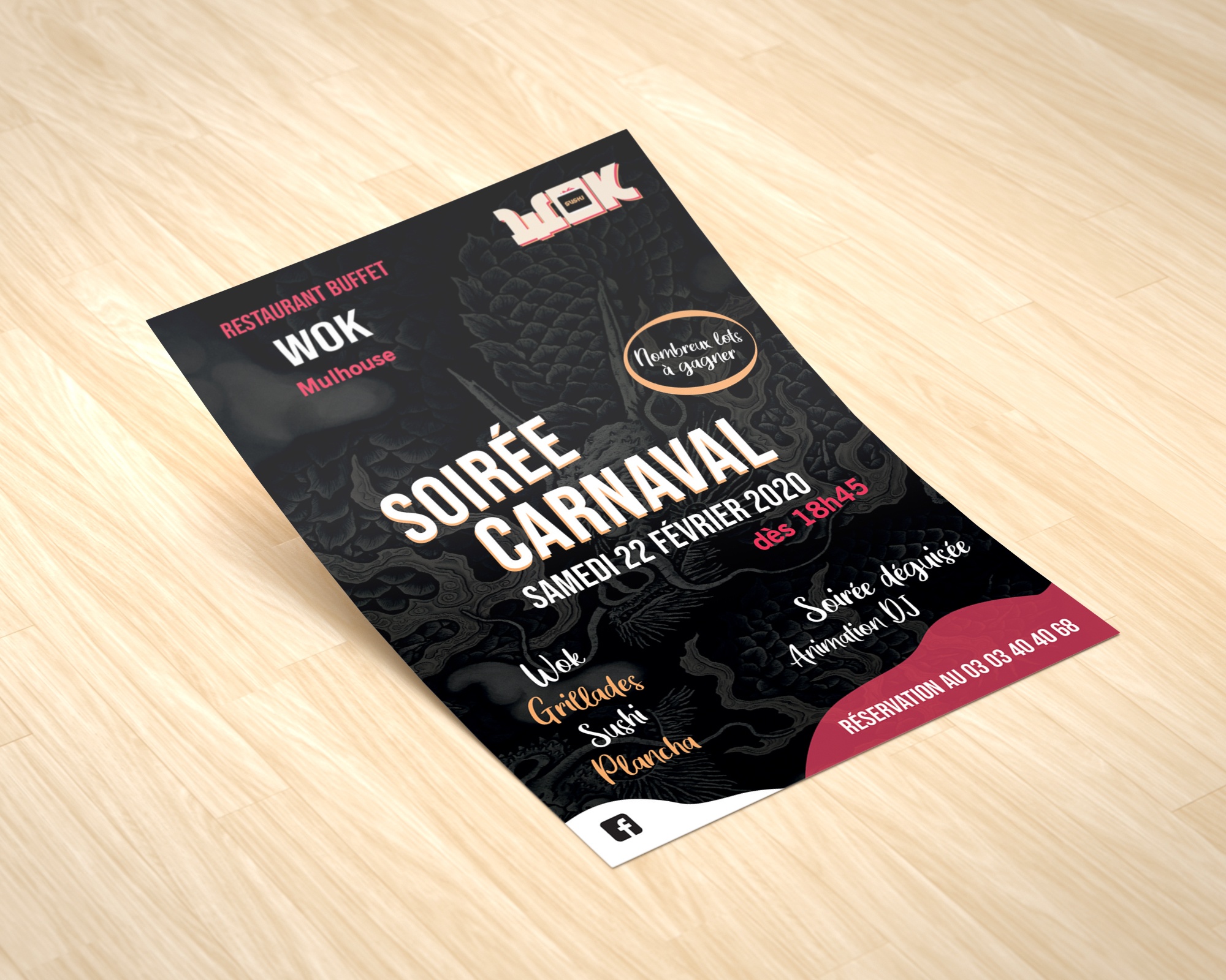 Flyer pour le Carnaval